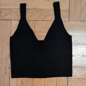 J. Crew Cashmere-blend Cropped Sweater Tank